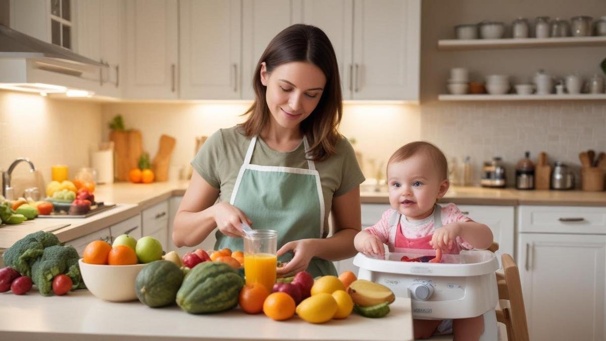 Preparando e Servindo Comidas para Bebê