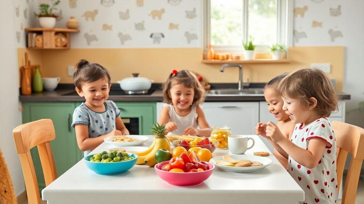 A Importância de Lanches Saudáveis para Crianças Pequenas