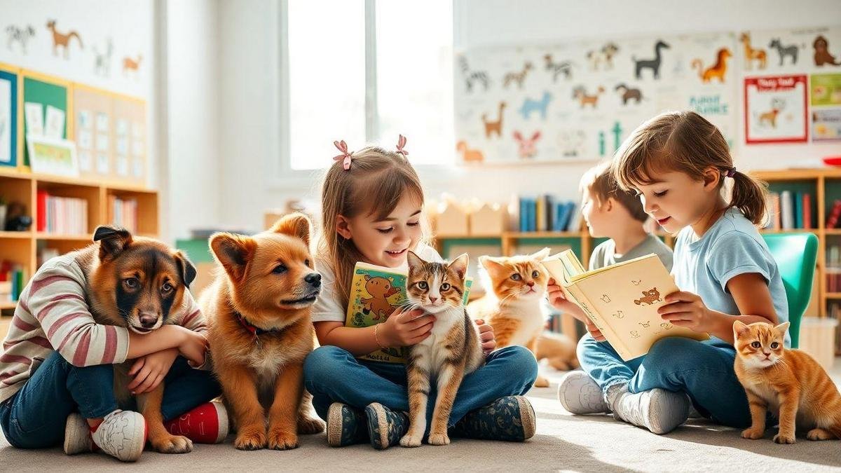 Animais de Estimação na Educação e Aprendizado