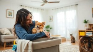 como-lidar-com-o-primeiro-contato-do-bebe-com-animais-domesticos