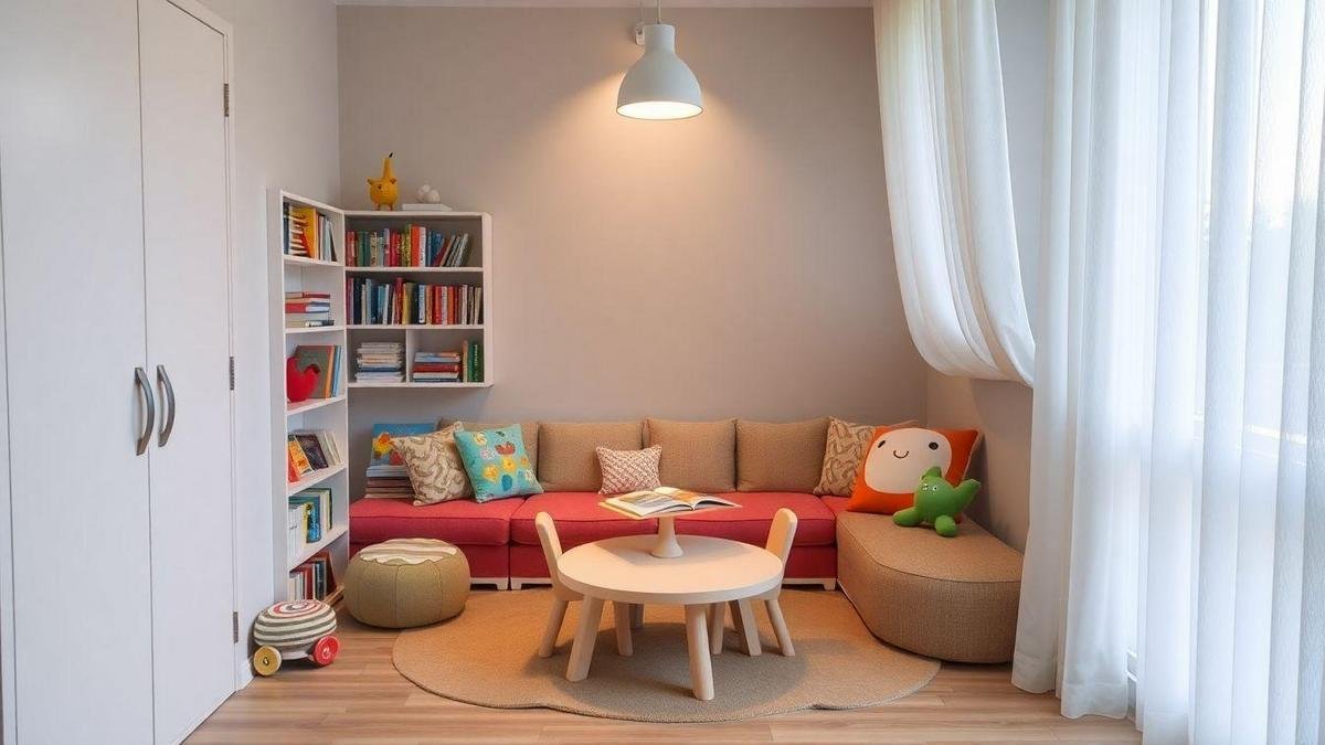 Decoração de Espaço de Leitura para Crianças