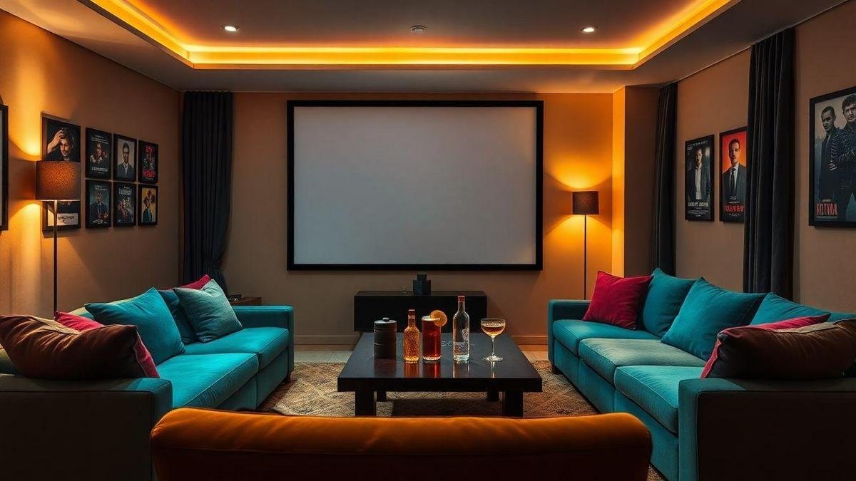 Decoração Para Cinema Em Casa