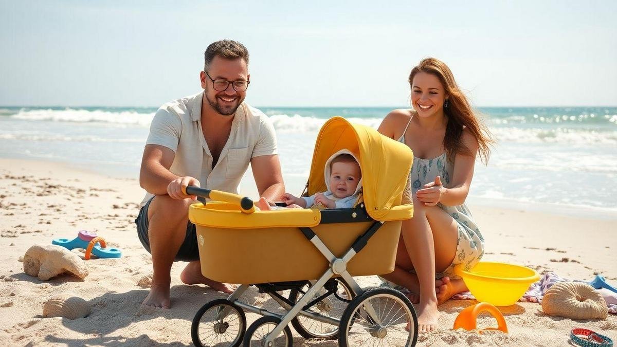 Dicas Essenciais Para Preparar o Bebê Para o Primeiro Passeio a Praias