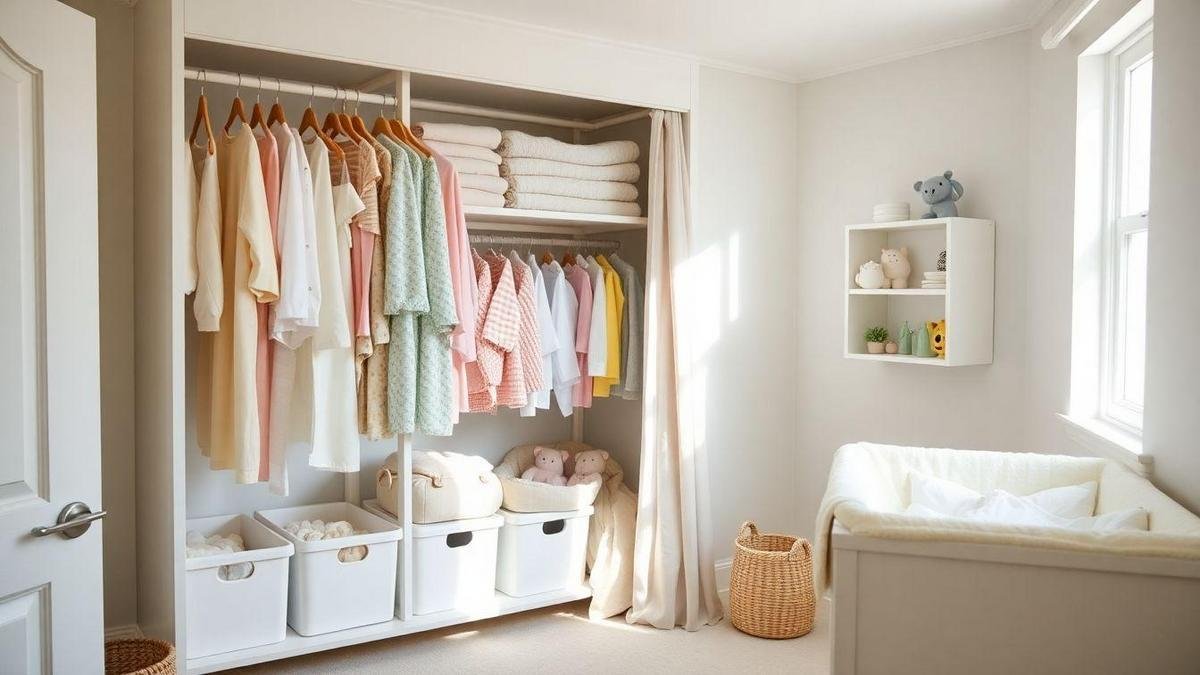 Dicas para Organizar o Guarda-Roupa do Bebê de Forma Prática