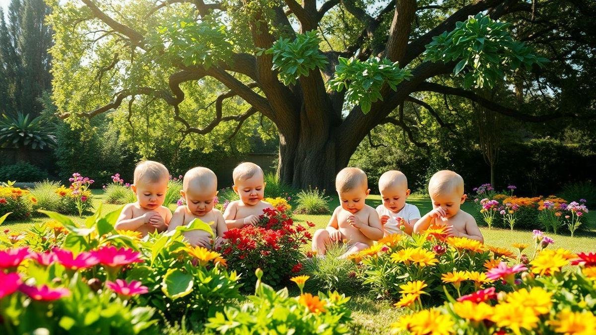 Ensinar Bebês sobre Plantas e Natureza