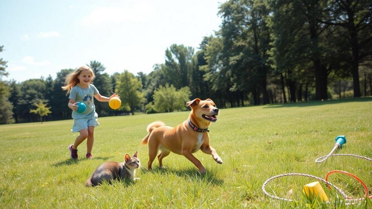 Estímulo ao Brincar e Atividades com Animais de Estimação