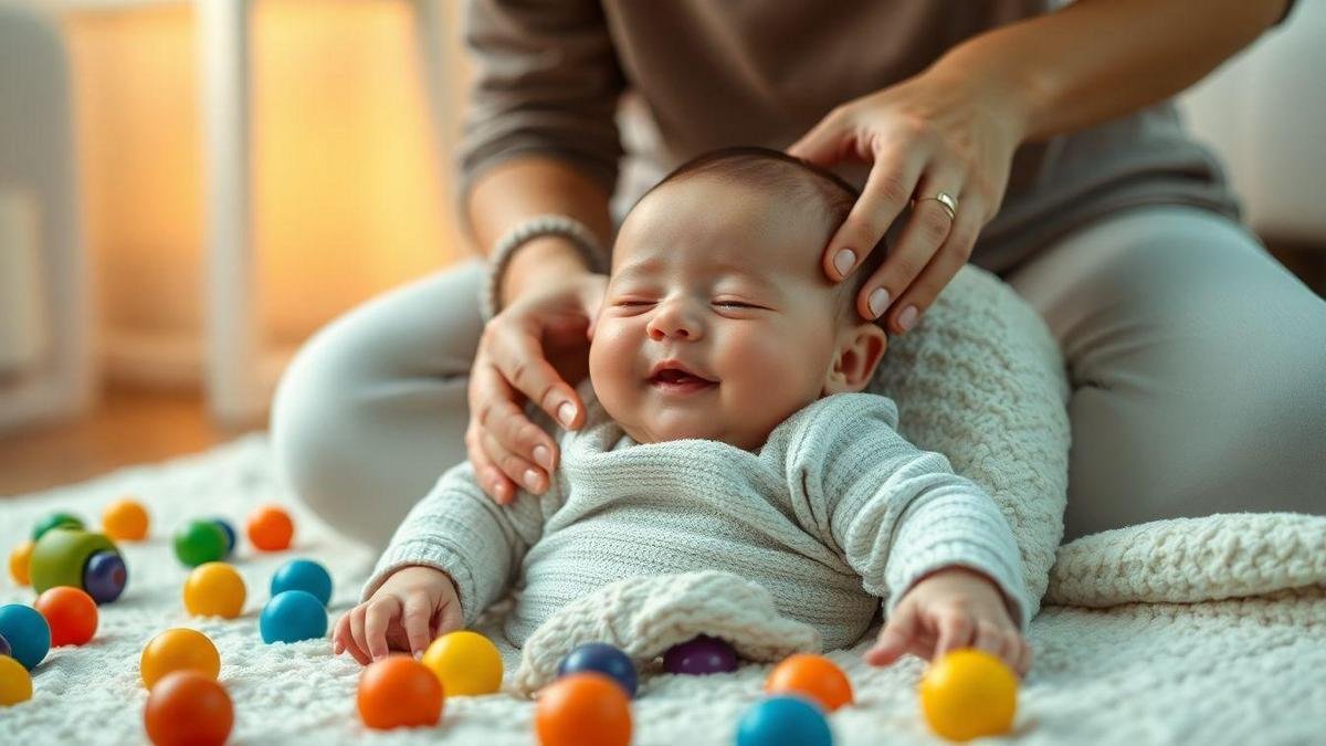 Estímulo Sensorial com a Massagem em Bebês