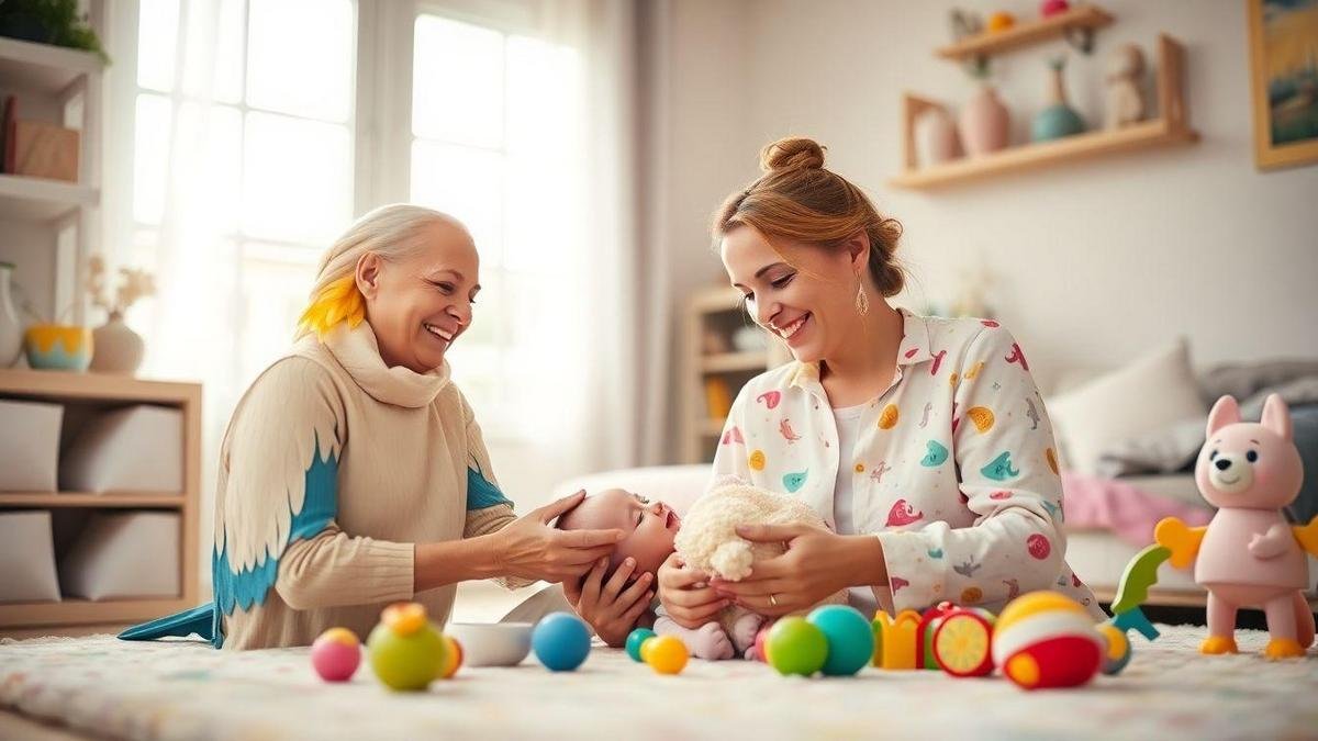 Importância da Participação dos Avós no Cuidado com o Bebê