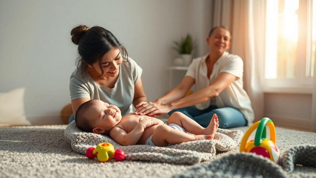 Massagens para Bebê Relaxar e Sorrir