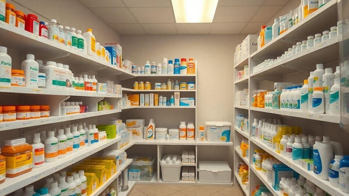 Organização da Farmacinha do Bebê