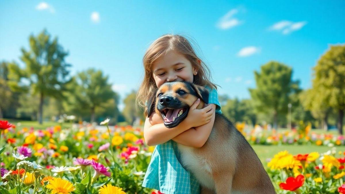 Os Benefícios Emocionais de Adotar um Animal de Estimação Durante a Infância